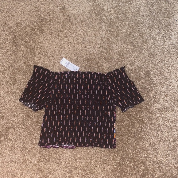 Bohemian patterned crop top New York & Company - Picture 4 of 5